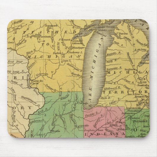 Westerne staten , gebieden muismat (Voorkant)