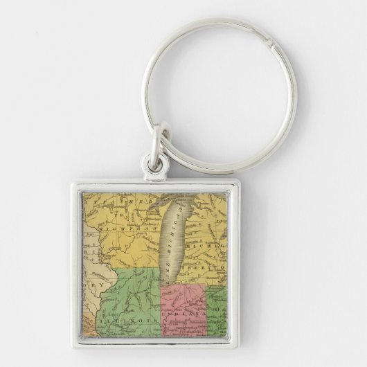 Westerne staten , gebieden sleutelhanger (Voorkant)