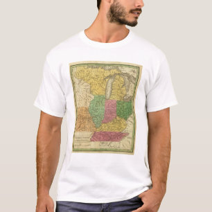 Westerne staten , gebieden t-shirt