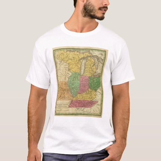 Westerne staten , gebieden t-shirt (Voorkant)