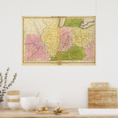 Westerne staten poster (Keuken)