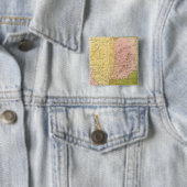 Westerne staten vierkante button 5,1 cm (In situ)