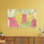Westerne Staten, VS Canvas Afdruk (Insitu (Woonkamer))