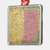 Westerne Staten, VS Metalen Ornament (Links)