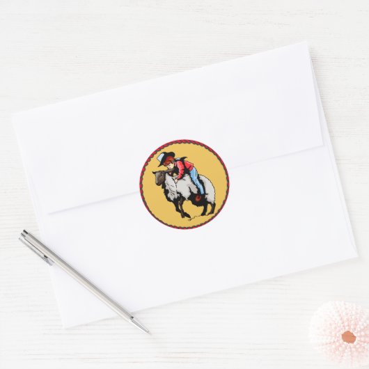 Westerne Stickers Rodeo Mutton Busting (Envelop)