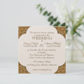  Westerne stijl bruiloft Kaart (Staand voorkant)