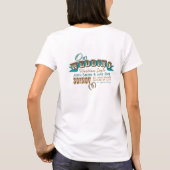 Westerne stijl bruiloft T-shirt (BRUIDSMEISJE) (Achterkant)