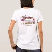 Westerne stijl bruiloft T-shirt (Spaans-DAMA) (Achterkant)