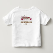 Westerne stijl bruiloft T-shirt (Spaans-Nina Flore (Achterkant)