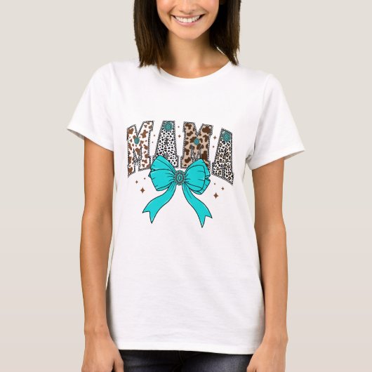 Westerne Stijl Mamma Design T-shirt (Voorkant)