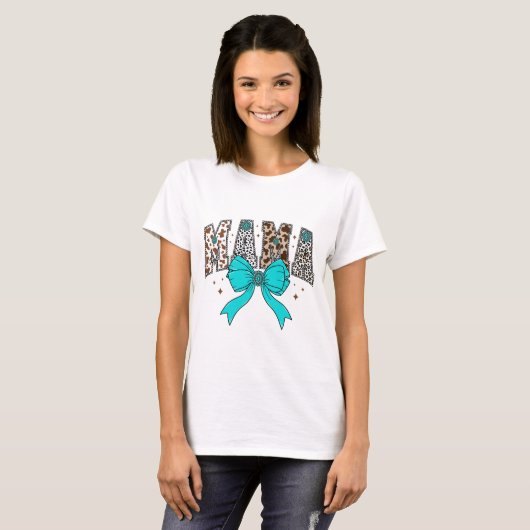 Westerne Stijl Mamma Design T-shirt (Voorkant volledig)