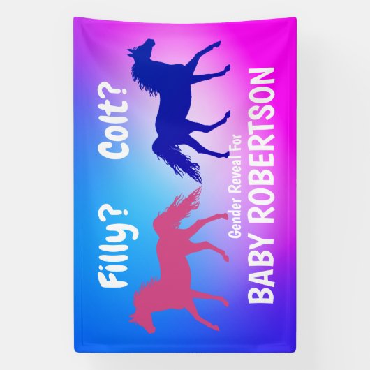 Westerne stijl met laag of laag spandoek (Verticaal)