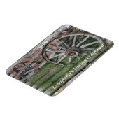 Westerne stijl rustieke Wagon Wheel Flexible Magne Magneet (Linkerzijde)