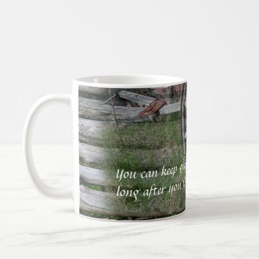 Westerne Stijl Rustieke Wagon Wheel Quote Koffie M Koffiemok (Links)