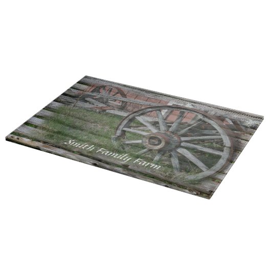 Westerne stijl rustieke Wagon Wheel snijplank (Hoek)