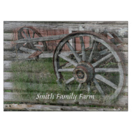 Westerne stijl rustieke Wagon Wheel snijplank