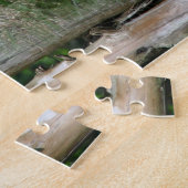 Westerne stijl Rustisch wieltje Jigzaag Puzzle Legpuzzel (Zijkant)