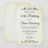 Westerne Stijl van de Oudertijd de Dag nodigt uit Kaart (Voorkant / Achterkant)