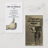 Westerne stijl visitekaartje (Voorkant / Achterkant)