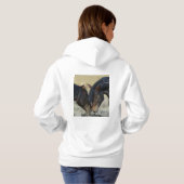 Westerne stijl Wild Mustang Hooded Sweatshirt (Achterkant volledig)