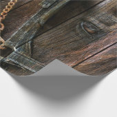 Westerne stijlpaarden en cowboy Boots Cadeaupapier (Hoek)