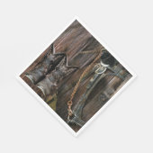 Westerne stijlpaarden en cowboy Boots Servet (Hoek)