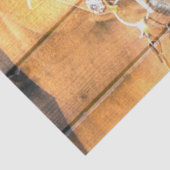 Westerne stijlpaarden en cowboy Boots-zonnebloemen Tissuepapier (Detail)