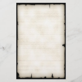 Westerne stijlpagina briefpapier