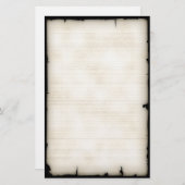 Westerne stijlpagina briefpapier (Voorkant / Achterkant)