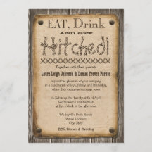 Westerne stijlvol eten, Drink en gehitte bruiloft