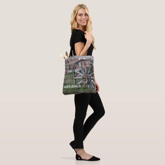 Westerne stijlvolle Rustige wielwielCanvas tas (Op model)