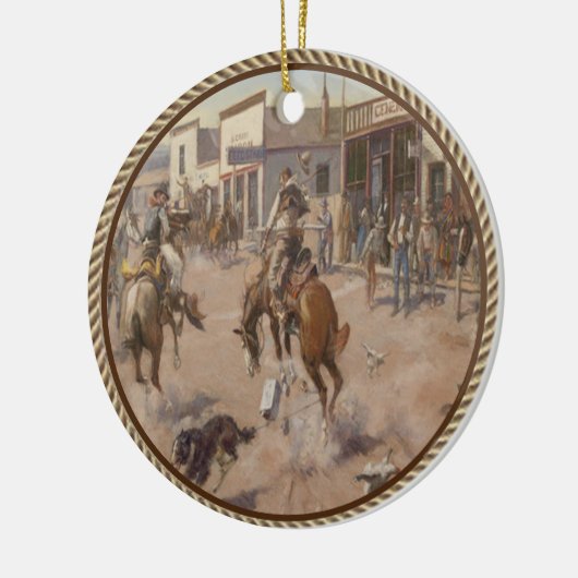  Westerne stilte dag in oekraïne Keramisch Ornament (Links)