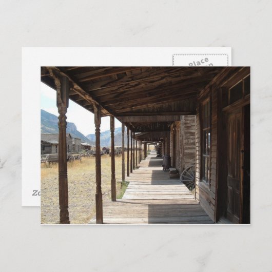 Westerne stoep briefkaart (Voorkant / Achterkant)