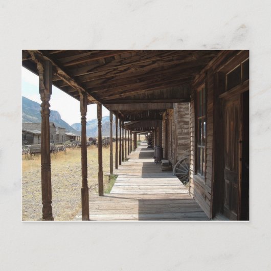 Westerne stoep briefkaart (Voorkant)