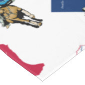 Westerne Tafeldoek Texas Cowgirl Print Tafelkleed (Gekanteld)