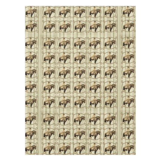 Westerne tafelkledij cowboy tafelkleed (Voorkant)