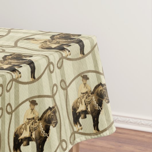 Westerne tafelkledij  cowboy tafelkleed (Voorbeeld)