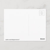 Westerne Tanager Briefkaart (Achterkant)