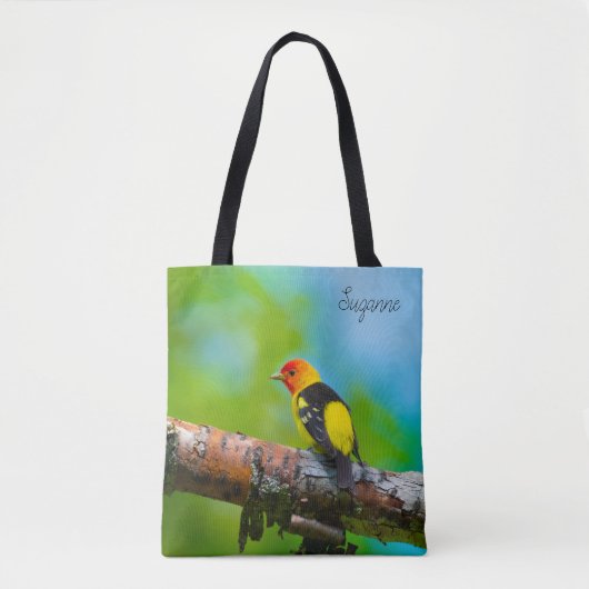 Westerne Tanager-Canvas tas (Voorkant)