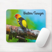 Westerne Tanager Muismat (Met muis)