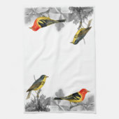 Westerne Tanager Theedoek (Verticaal)