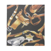 Westerne tapack notitieblok (Voorkant)