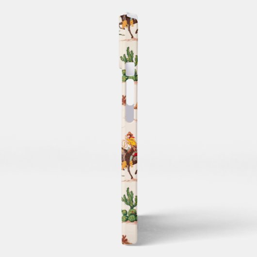 Westerne telefoonkwestie iPhone hoesje (Linkerkant)