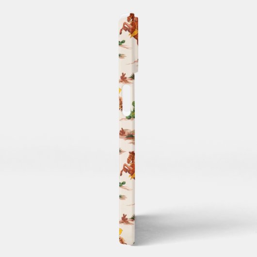 Westerne telefoonkwestie iPhone hoesje (Rechterkant)