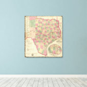 Westerne Texas Canvas Afdruk (Insitu (Houten vloer))