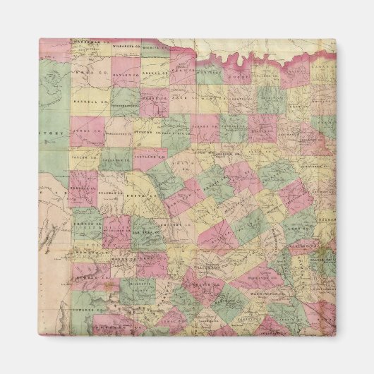 Westerne Texas Magneet (Voorkant)