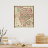 Westerne Texas Poster (Keuken)