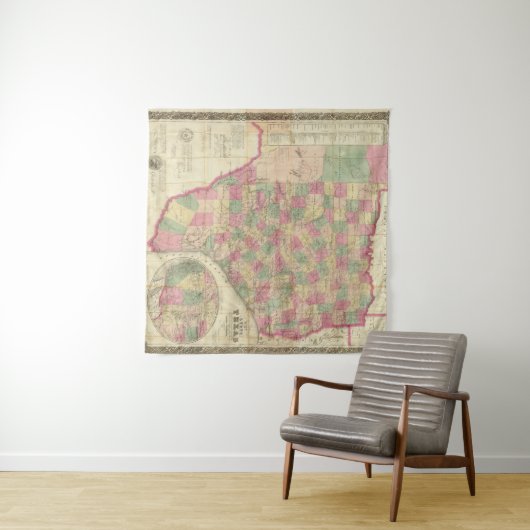 Westerne Texas Wandkleed (In Situ (horizontaal))