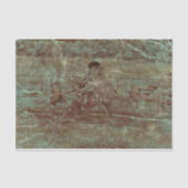 Westerne  textielvezel in Rodeo country paardenren Tissuepapier (Voorkant)