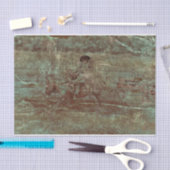 Westerne textielvezel in Rodeo country paardenren Tissuepapier (Craft)